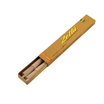 Détail des cônes pré roulés Zetla King Size de luxe - Amsterdam Quality