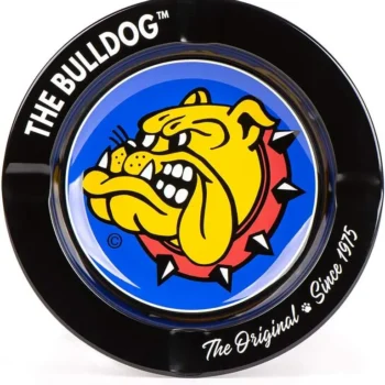 Cendrier en métal The Bulldog Amsterdam vue de face
